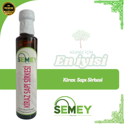 Kiraz Sapı Sirkesi 250 ml ( 2 adet sirke alımlarda 3. sirke hediye )